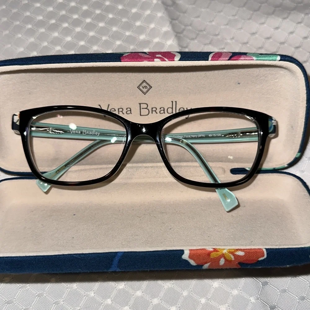 NEW! Kids Size 49-15-125 Santiago Floral Navy, Vera Bradley. NEVER WORN!